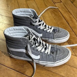 Vans Canvas Gray Skate Shoes